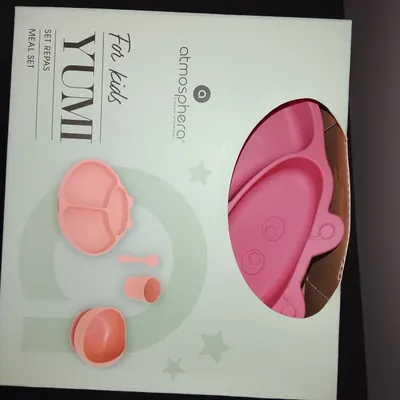 Set de repas 100% silicone 